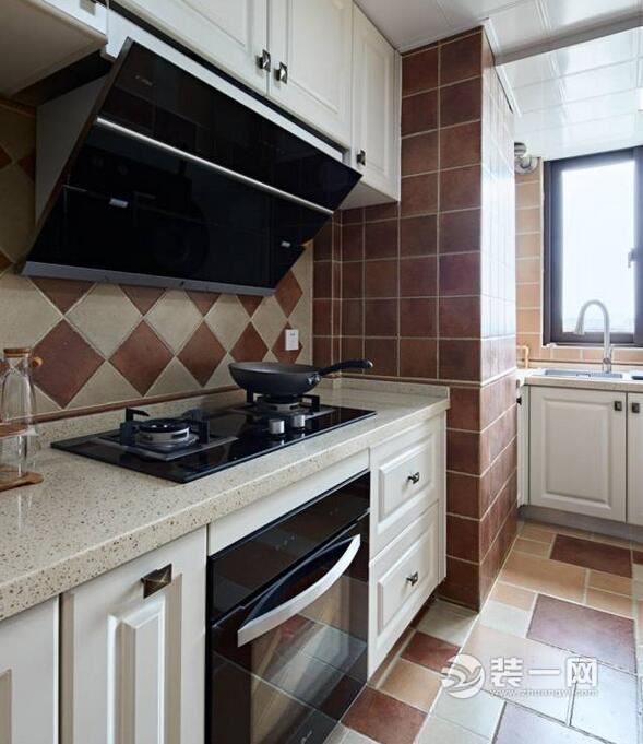 90平米小美式三居样板间装修案例 空间不大功