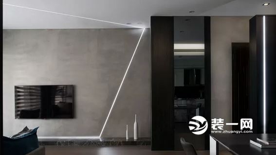 同户型装修业主可参考 景和山庄110平黑白调三