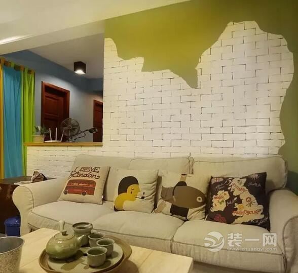 90平复古工业Loft装修效果图