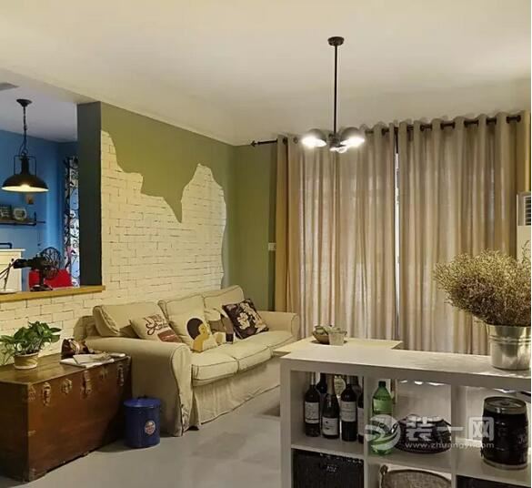 90平复古工业Loft装修效果图
